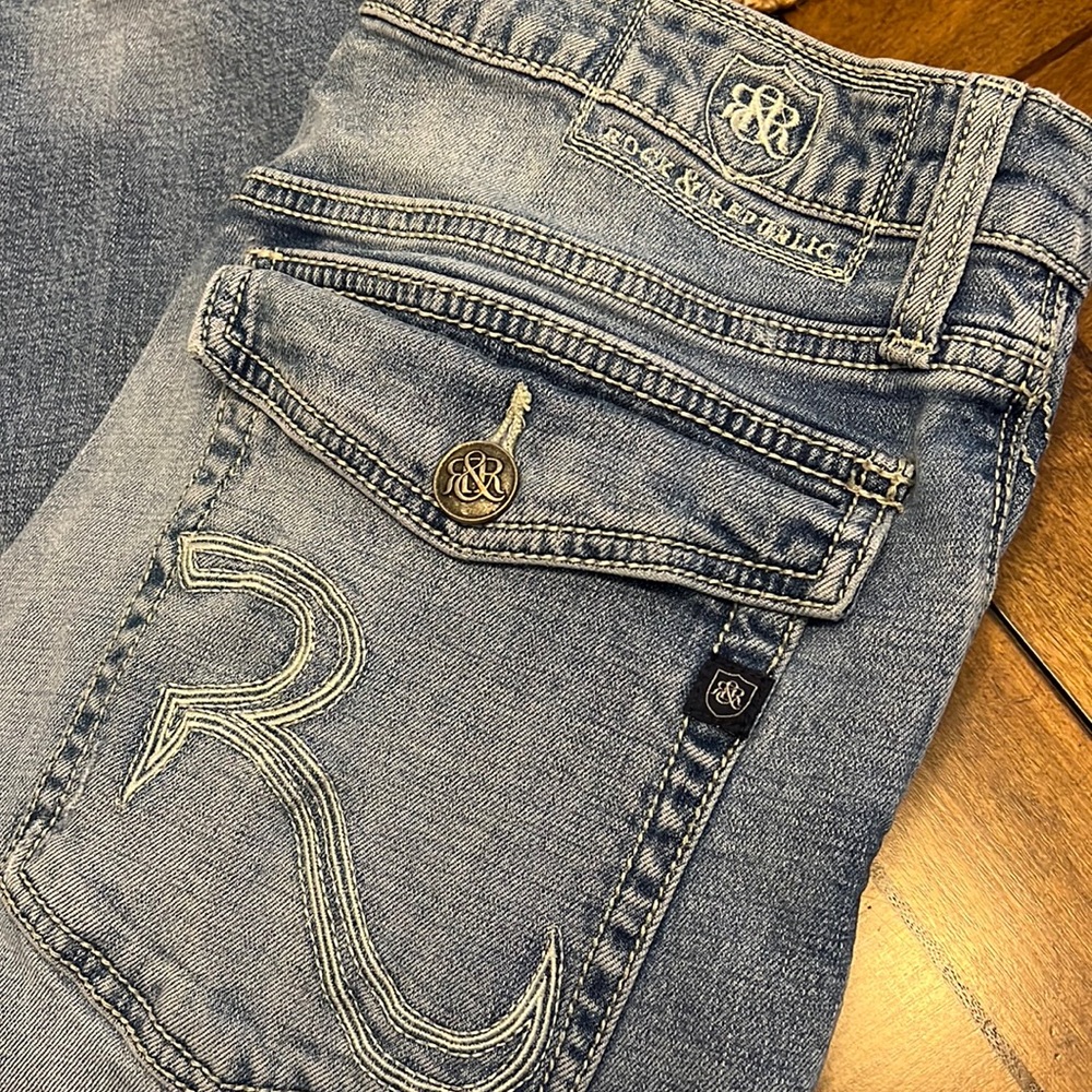 Rock & Replublic men’s straight leg denim jeans new 34x329 new never worn